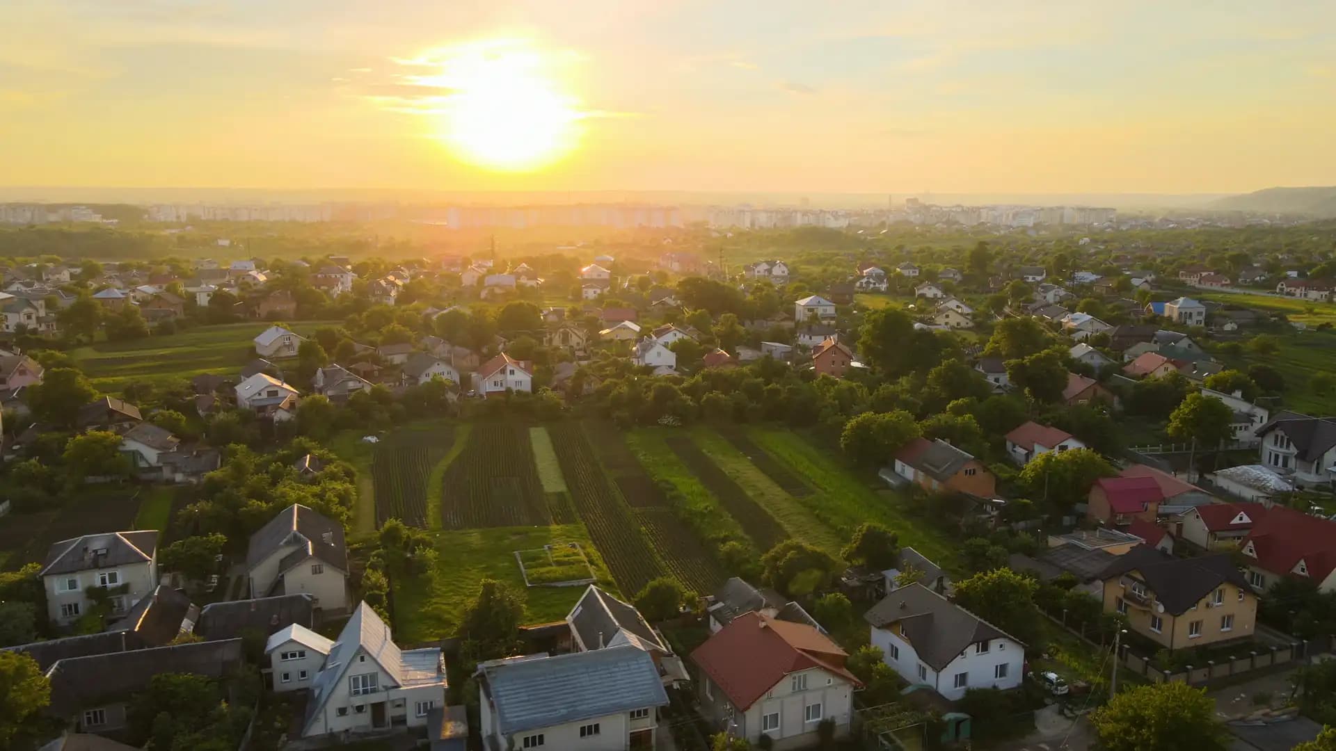 residential complex surrounded by nature